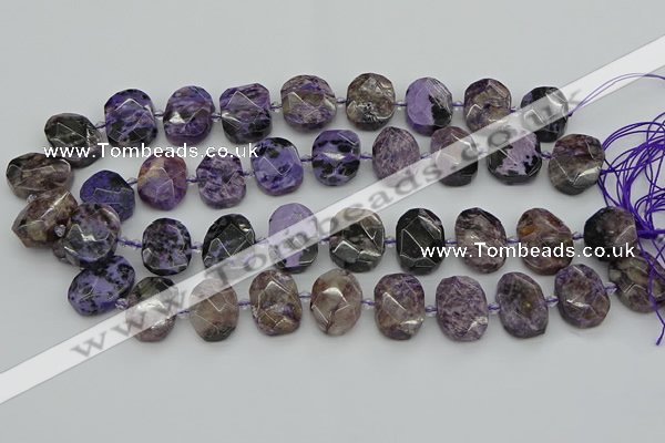 CNG5697 15.5 inches 13*18mm - 15*20mm faceted freeform charoite beads
