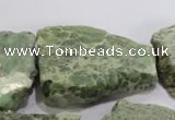 CNG570 25*30mm - 30*40mm nuggets serpentine jasper beads