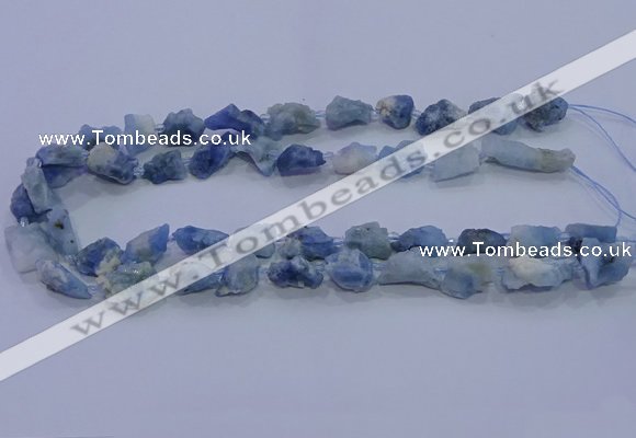 CNG5725 10*14mm - 12*16mm nuggets aquamarine beads wholesale