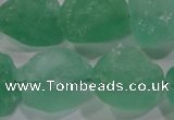 CNG575 15.5 inches 16*18mm nuggets green fluorite gemstone beads