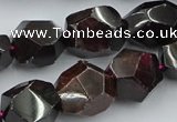 CNG5756 15.5 inches 13*18mm - 15*20mm faceted nuggets garnet beads