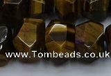 CNG5771 12*16mm - 13*18mm faceted nuggets yellow tiger eye beads