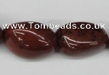 CNG58 15.5 inches 12*18mm - 20*35mm nuggets brecciated jasper beads