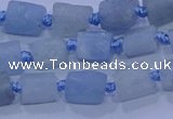 CNG5900 15.5 inches 4*6mm - 6*10mm nuggets rough aquamarine beads