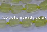 CNG5903 15.5 inches 4*6mm - 6*10mm nuggets rough lemon quartz beads