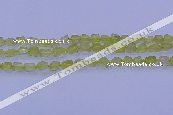 CNG5903 15.5 inches 4*6mm - 6*10mm nuggets rough lemon quartz beads