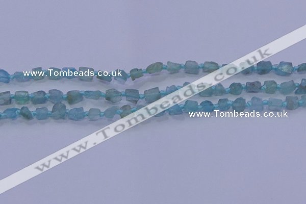 CNG5908 15.5 inches 4*6mm - 6*10mm nuggets rough light apatite beads