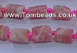 CNG5914 15.5 inches 4*6mm - 6*10mm nuggets rough rhodochrosite beads