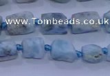 CNG5915 15.5 inches 4*6mm - 6*10mm nuggets rough larimar beads