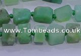 CNG5916 4*6mm - 6*10mm nuggets rough Australia chrysoprase beads