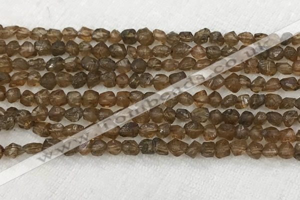 CNG5919 15.5 inches 4mm - 5mm nuggets natural rough zircon beads