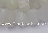 CNG5931 10*14mm - 13*18mm faceted nuggets white moonstone beads