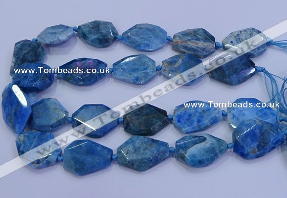 CNG5960 15.5 inches 18*25mm - 25*35mm faceted freeform apatite beads