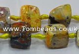 CNG6001 15.5 inches 12*16mm - 15*18mm nuggets agate beads