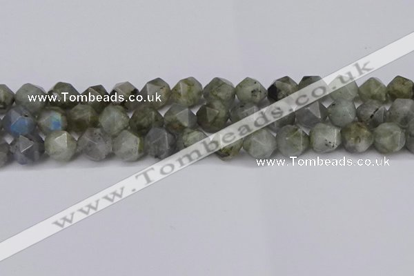 CNG6038 15.5 inches 12mm faceted nuggets labradorite beads