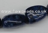 CNG61 15.5 inches 20*30mm nuggets lapis lazuli gemstone beads