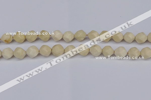 CNG6196 15.5 inches 10mm faceted nuggets jasper beads