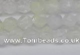 CNG6258 15.5 inches 6mm faceted nuggets green cherry quartz beads