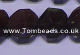 CNG6308 15.5 inches 13*18mm - 15*20mm faceted freeform smoky quartz beads