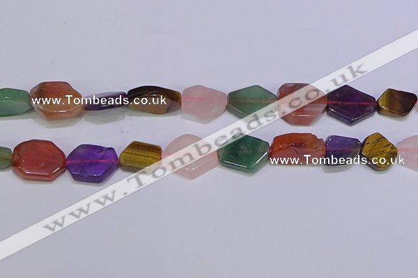 CNG6350 15.5 inches 14*18mm - 16*22mm freeform mixed gemstone beads