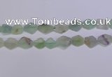 CNG6361 15.5 inches 14*18mm - 16*22mm freeform matte fluorite beads