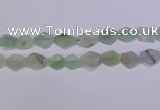 CNG6361 15.5 inches 14*18mm - 16*22mm freeform matte fluorite beads