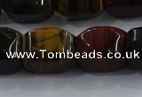 CNG6427 15.5 inches 15*20mm faceted nuggets mixed tiger eye beads