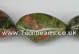 CNG67 15.5 inches 10*16mm - 25*35mm nuggets unakite gemstone beads