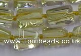 CNG6806 15.5 inches 5*8mm - 8*12mm nuggets lemon quartz beads