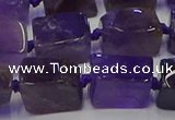 CNG6819 15.5 inches 8*12mm - 10*16mm nuggets amethyst beads