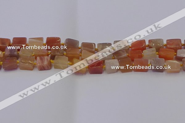 CNG6824 15.5 inches 5*8mm - 8*12mm nuggets sunstone beads