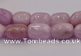 CNG6877 15.5 inches 8*12mm - 10*14mm nuggets pink kunzite beads