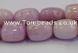 CNG6878 15.5 inches 12*16mm - 13*18mm nuggets pink kunzite beads