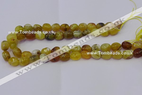 CNG6881 15.5 inches 12*16mm - 13*18mm nuggets yellow opal beads