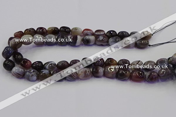 CNG6883 15.5 inches 8*12mm - 10*14mm nuggets botswana agate beads