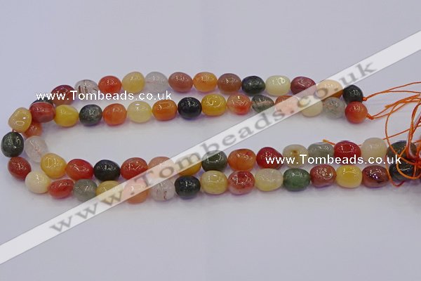 CNG6888 8*12mm - 10*14mm nuggets mixed rutilated quartz beads