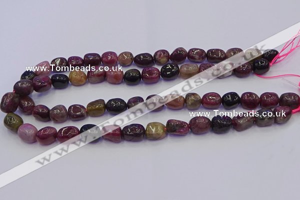 CNG6904 15.5 inches 8*12mm - 10*14mm nuggets tourmaline beads