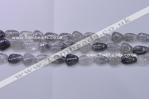 CNG691 15.5 inches 13*18mm - 15*16mm freeform cloudy quartz Beads