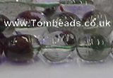 CNG6911 15.5 inches 8*12mm - 10*14mm nuggets green phantom quartz beads