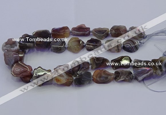 CNG6941 15.5 inches 15*20mm - 18*25mm freeform Botswana agate beads