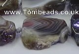 CNG6942 15.5 inches 18*25mm - 25*35mm freeform Botswana agate beads