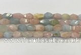 CNG6963 15.5 inches 10*14mm - 12*16mm faceted nuggets morganite beads