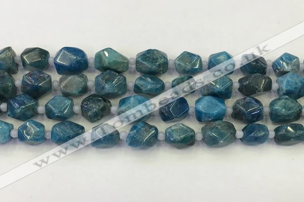 CNG6968 15.5 inches 10*11mm - 12*16mm faceted nuggets apatite beads