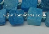 CNG7005 15.5 inches 14mm - 16mm freeform druzy agate beads