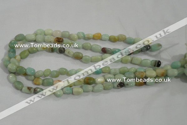 CNG701 15.5 inches 8*10mm nuggets amazonite beads wholesale