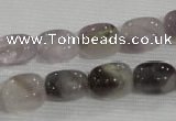 CNG706 15.5 inches 10*14mm nuggets amethyst beads wholesale