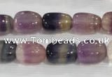 CNG707 15.5 inches 10*14mm nuggets fluorite beads wholesale