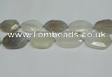 CNG7081 15.5 inches 25*35mm - 35*45mm faceted freeform agate beads