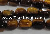 CNG710 15.5 inches 10*14mm nuggets yellow tiger eye beads wholesale