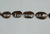 CNG7106 15.5 inches 25*35mm - 35*45mm faceted freeform Indian agate beads